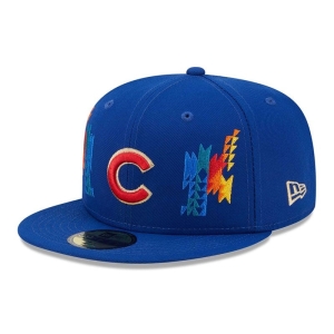 59fifty New Era Chicago Cubs Southwestern Fitted Gorras Azules | AE4360281