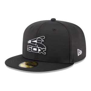 59fifty New Era Chicago Sox MLB Clubhouse Fitted Gorras Negros | TQ3517498