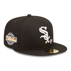 59fifty New Era Chicago Sox MLB Team Heart Fitted Gorras Negros | MH5309647