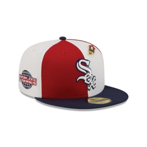 59fifty New Era Chicago Sox Pinwheel Americana Fitted Gorras Rojos | QJ0827645