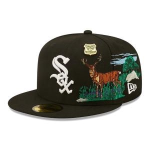 59fifty New Era Chicago Sox State Park Fitted Gorras Negros | ZT9724135