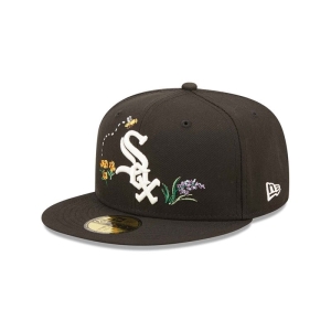 59fifty New Era Chicago Sox Watercolour Floral Gorras Negros | YE4163879