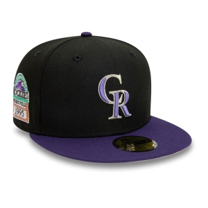 59fifty New Era Colorado Rockies 1995 Fitted Gorras Negros | LW4138250