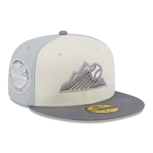 59fifty New Era Colorado Rockies Anniversary Fitted Gorras Grises | LZ8294370