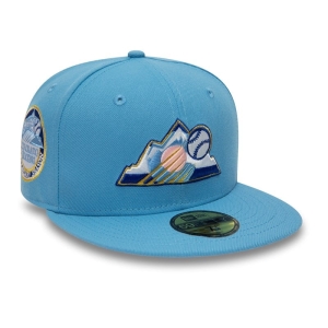 59fifty New Era Colorado Rockies Pastel Fitted Gorras Azules | HK1973865