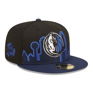 59fifty New Era Dallas Mavericks NBA 2022 Fitted Gorras Negros | JH4503987