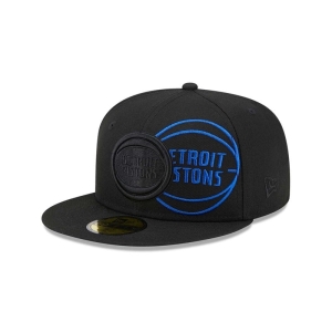 59fifty New Era Detroit Pistons NBA Elements Fitted Gorras Negros | MG8341679