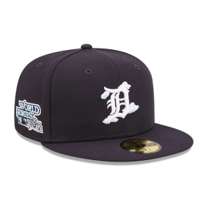 59fifty New Era Detroit Tigers Comic Cloud Fitted Gorras Azules | OK7820439