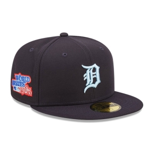 59fifty New Era Detroit Tigers MLB Cloud Fitted Gorras Azules | KZ0129736