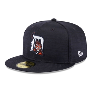 59fifty New Era Detroit Tigers MLB Clubhouse Fitted Gorras Azules | CZ2347198