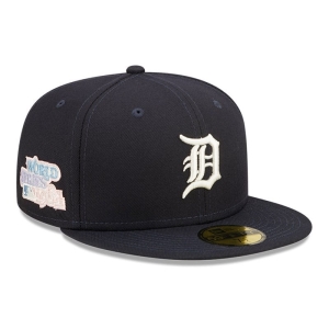 59fifty New Era Detroit Tigers MLB Pop Sweat Fitted Gorras Azules | FD5364108