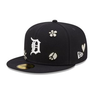 59fifty New Era Detroit Tigers MLB Sunlight Pop Gorras Azules | SQ6107348