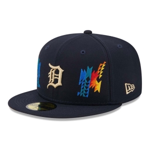 59fifty New Era Detroit Tigers Southwestern Fitted Gorras Azules | GD8349061