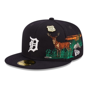 59fifty New Era Detroit Tigers State Park Fitted Gorras Azules | LU5172648