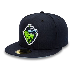 59fifty New Era Hillsboro Hops Milb Fitted Gorras Azules | FI7810269