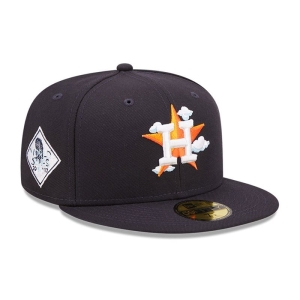 59fifty New Era Houston Astros Comic Cloud Fitted Gorras Azules | UO2861094