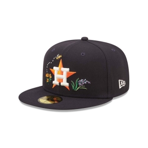 59fifty New Era Houston Astros Watercolour Floral Gorras Azules | MN2476913