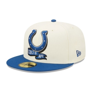 59fifty New Era Indianapolis Colts NFL Sideline 2022 Fitted Gorras Blancos | IN0392861