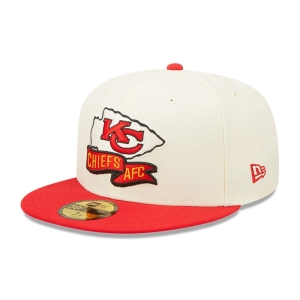 59fifty New Era Kansas City Chiefs NFL Sideline 2022 Fitted Gorras Blancos | VS6042795