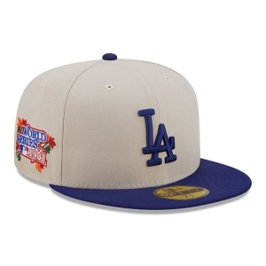 59fifty New Era La Dodgers Fall Classic Fitted Gorras Blancos | AZ3257968