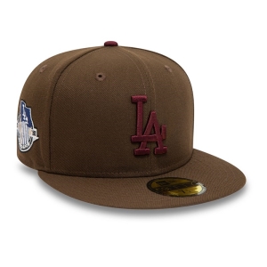 59fifty New Era La Dodgers Fall Colours Fitted Gorras Marrom | PC6208314