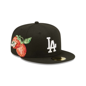 59fifty New Era La Dodgers Fruit Fitted Gorras Negros | VL8561049