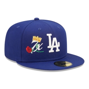 59fifty New Era La Dodgers MLB Crown Champs Fitted Gorras Azules | JN4785023