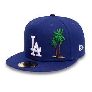 59fifty New Era La Dodgers Palm Taco Fitted Gorras Azules | HM8745169