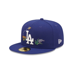 59fifty New Era La Dodgers Watercolour Floral Gorras Azules | MR2735901