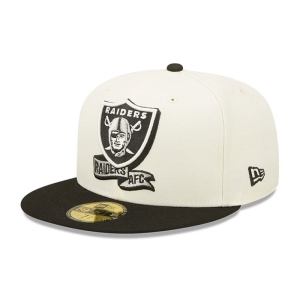 59fifty New Era Las Vegas Raiders NFL Sideline 2022 Fitted Gorras Blancos | JC9756823