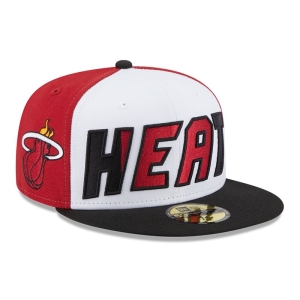 59fifty New Era Miami Heat NBA Back Half Fitted Gorras Negros | GP8041927