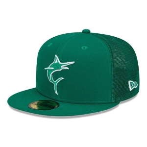 59fifty New Era Miami Marlins MLB St Patricks Day Gorras Verdes | VS1820694