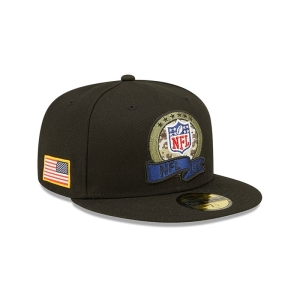 59fifty New Era NFL Official Logo NFL Salute To Service Fitted Gorras Negros | XS3175092