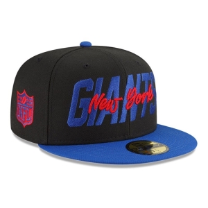 59fifty New Era New York Giants NFL Draft Fitted Gorras Negros | YV8602745