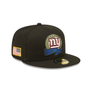 59fifty New Era New York Giants NFL Salute To Service Fitted Gorras Negros | XY3519840