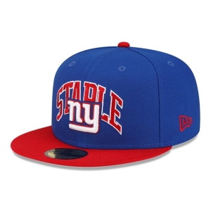 59fifty New Era New York Giants X Staple Fitted Gorras Azules | PG0876354