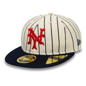 59fifty New Era New York Mets Cooperstown Fitted Gorras Blancos | NP8751326