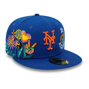 59fifty New Era New York Mets Groovy Fitted Gorras Azules | KU1480327