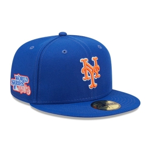 59fifty New Era New York Mets MLB Cloud Fitted Gorras Azules | RE1984073