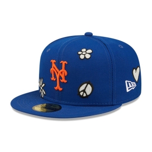 59fifty New Era New York Mets MLB Sunlight Pop Gorras Azules | HT7189054