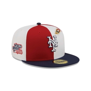 59fifty New Era New York Mets Pinwheel Americana Fitted Gorras Rojos | HK0591827