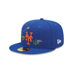 59fifty New Era New York Mets Watercolour Floral Gorras Azules | HL8749125