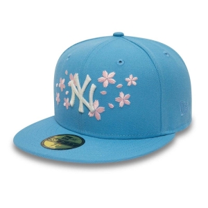 59fifty New Era New York Yankees Blossom Fitted Gorras Azules | YL5210673