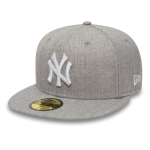 59fifty New Era New York Yankees Essential Heather Gorras Grises | IZ7046958