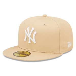 59fifty New Era New York Yankees League Essential Fitted Gorras Creme | VT7462938