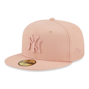 59fifty New Era New York Yankees League Essential Fitted Gorras Rosas | WB6349720