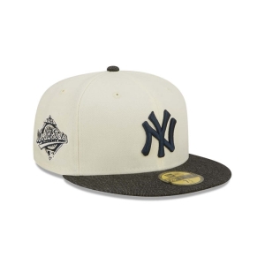 59fifty New Era New York Yankees MLB Chrome Fitted Gorras Blancos | ML8795120