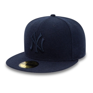 59fifty New Era New York Yankees Melton Fitted Gorras Azules | WY9853617