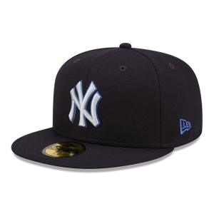 59fifty New Era New York Yankees Monocamo Fitted Gorras Azules | FN0738241