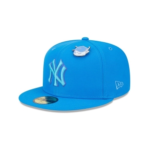 59fifty New Era New York Yankees Outer Space Fitted Gorras Azules | EF4218930